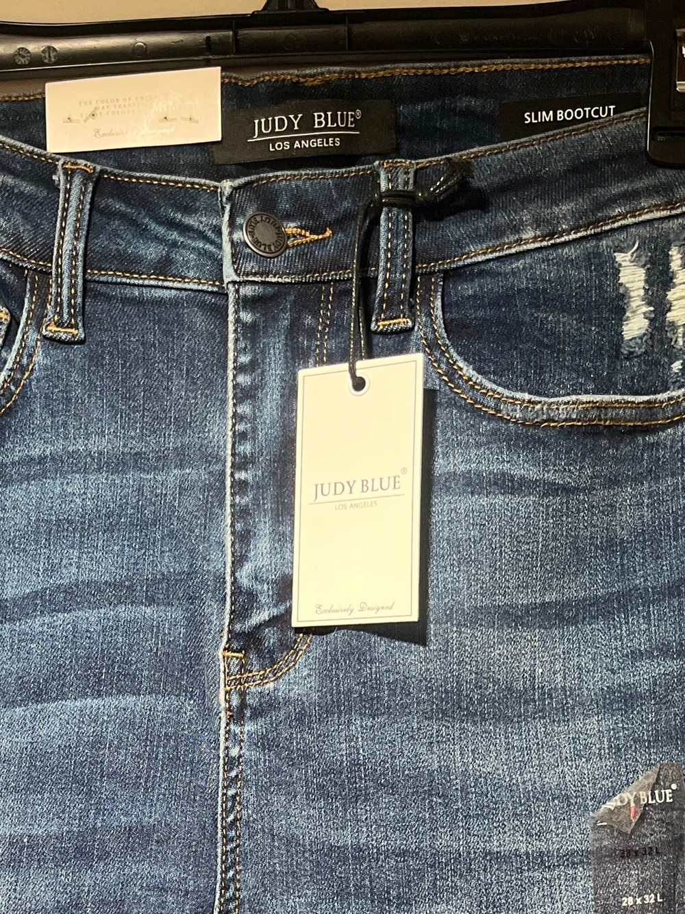 Judy Blue Slim Bootcut Jeans Women’s 7/28 Stretch Denim NWT - Picture 10 of 10